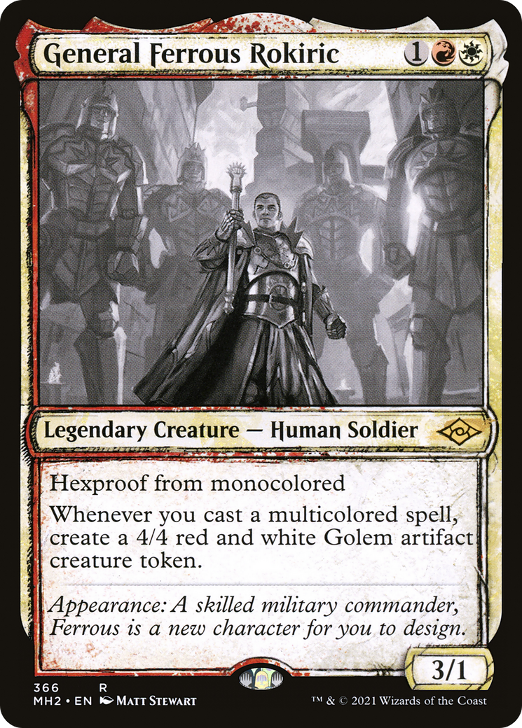 General Ferrous Rokiric (Showcase) (366) Foil - Modern Horizons 2