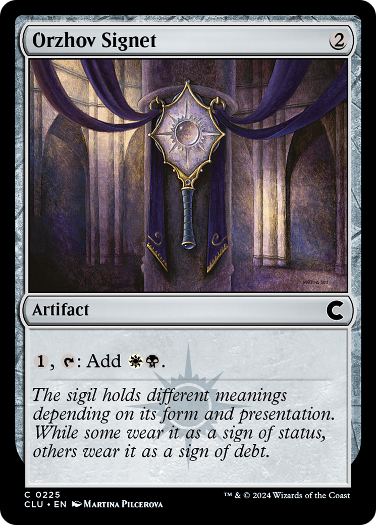 Orzhov Signet (225) - Ravnica: Clue Edition