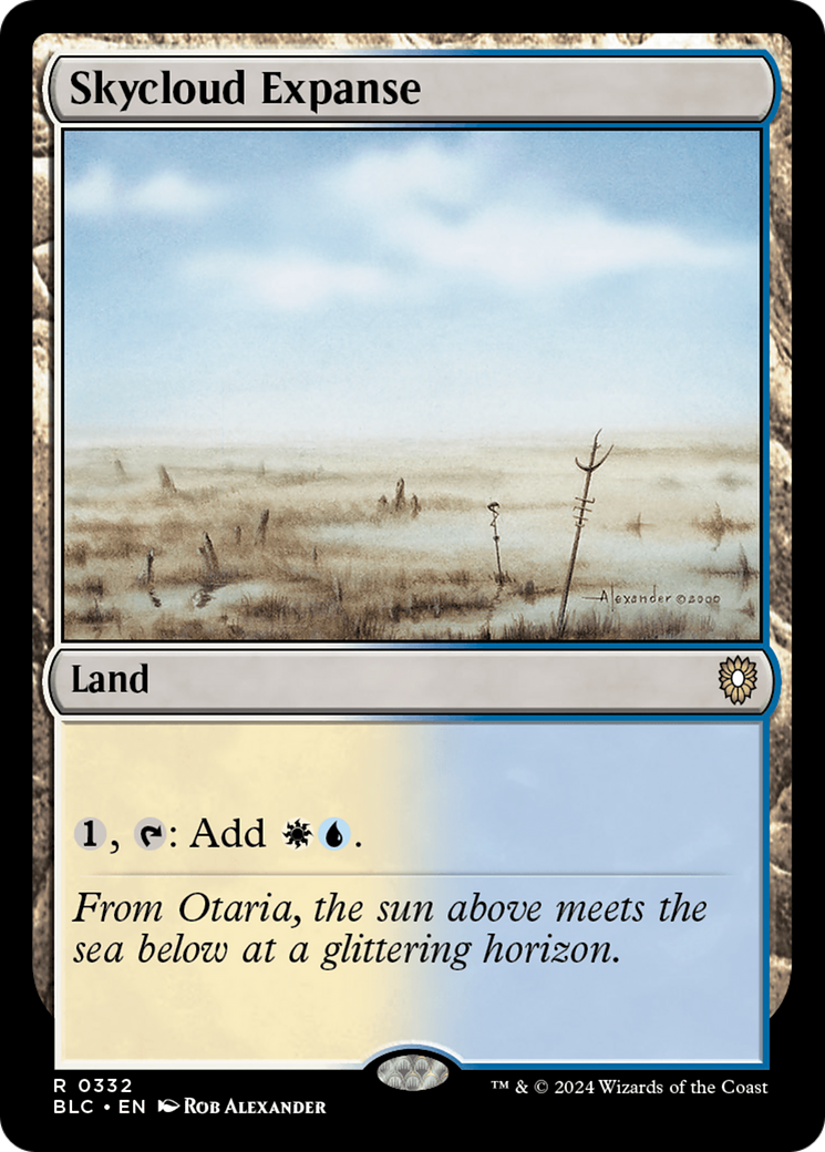 Skycloud Expanse (332) - Bloomburrow Commander
