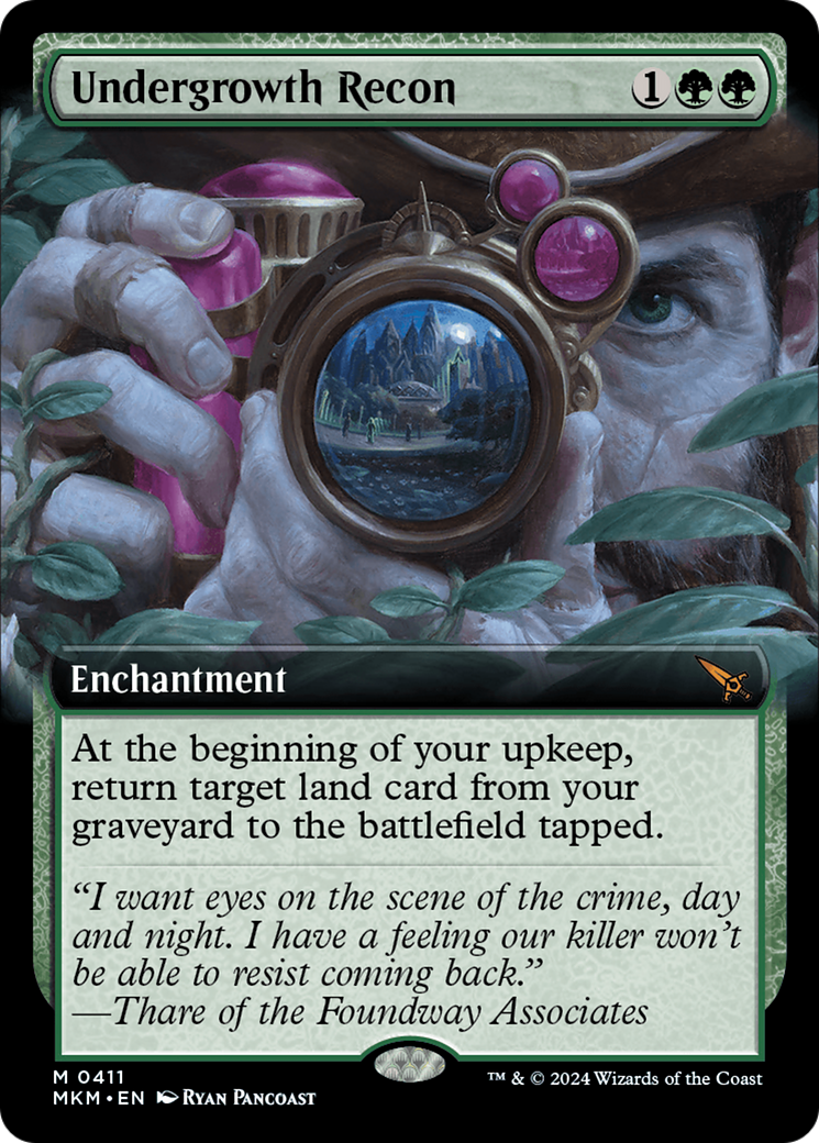 Undergrowth Recon (Extended Art) (411) Foil - Murders at Karlov Manor