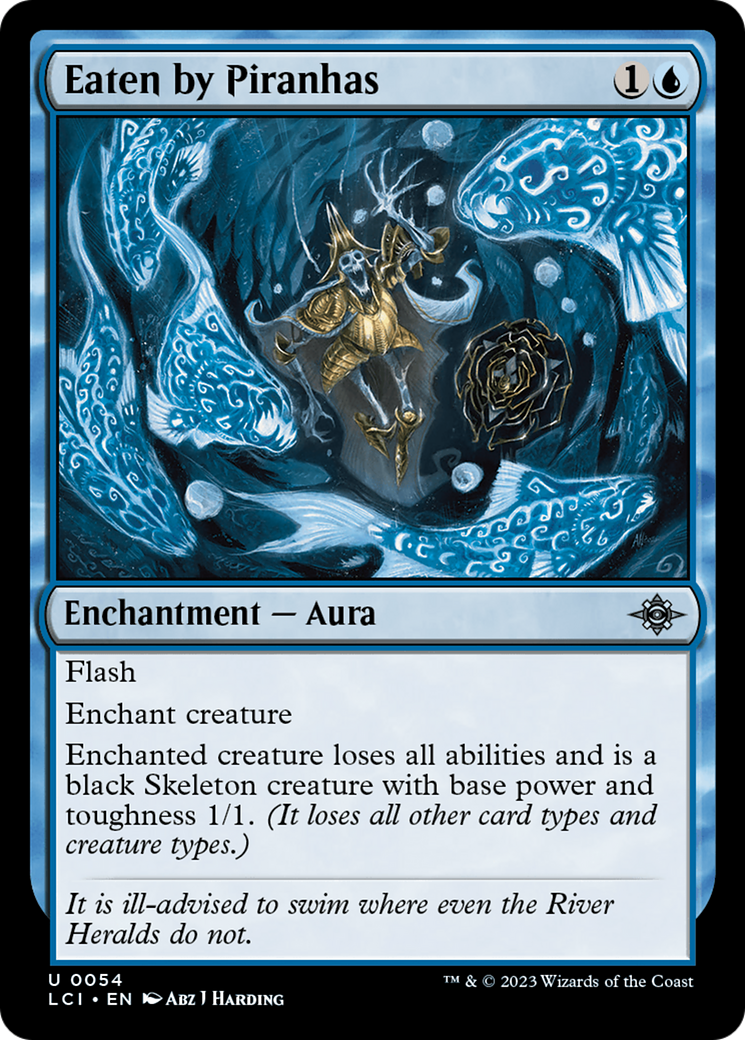 Eaten by Piranhas (054) Foil - The Lost Caverns of Ixalan