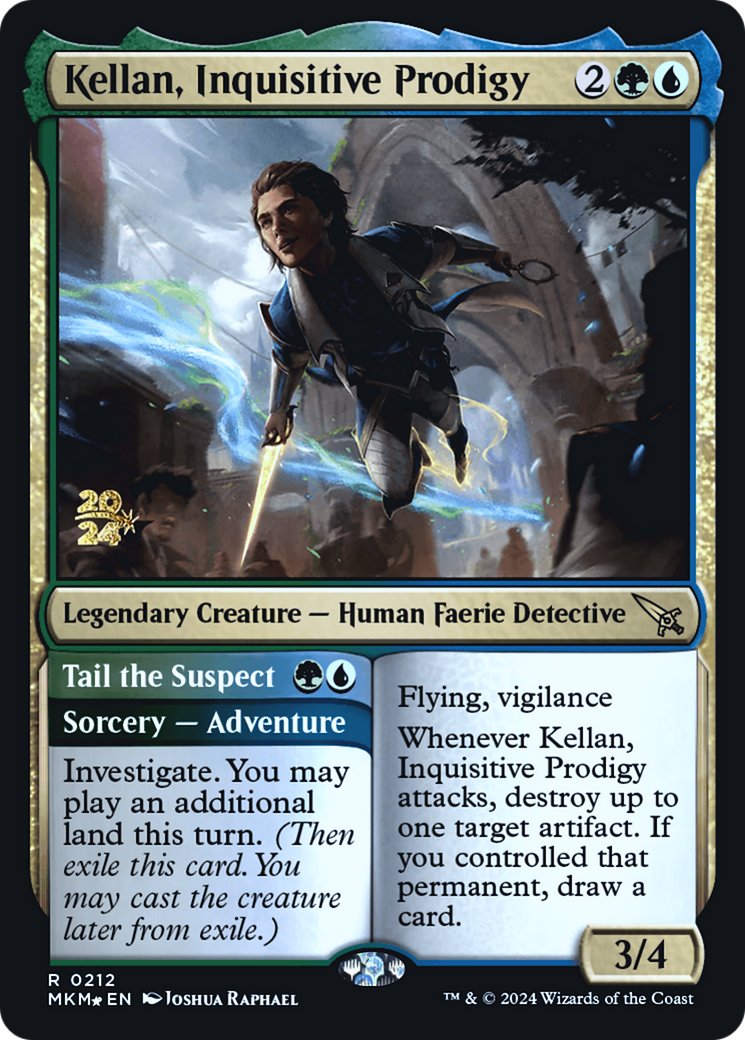 Kellan, Inquisitive Prodigy (212) Foil - Murders at Karlov Manor Promos