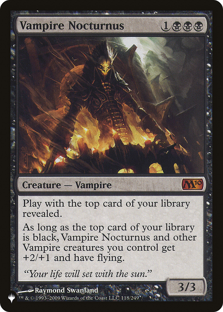 Vampire Nocturnus (118/249) - The List