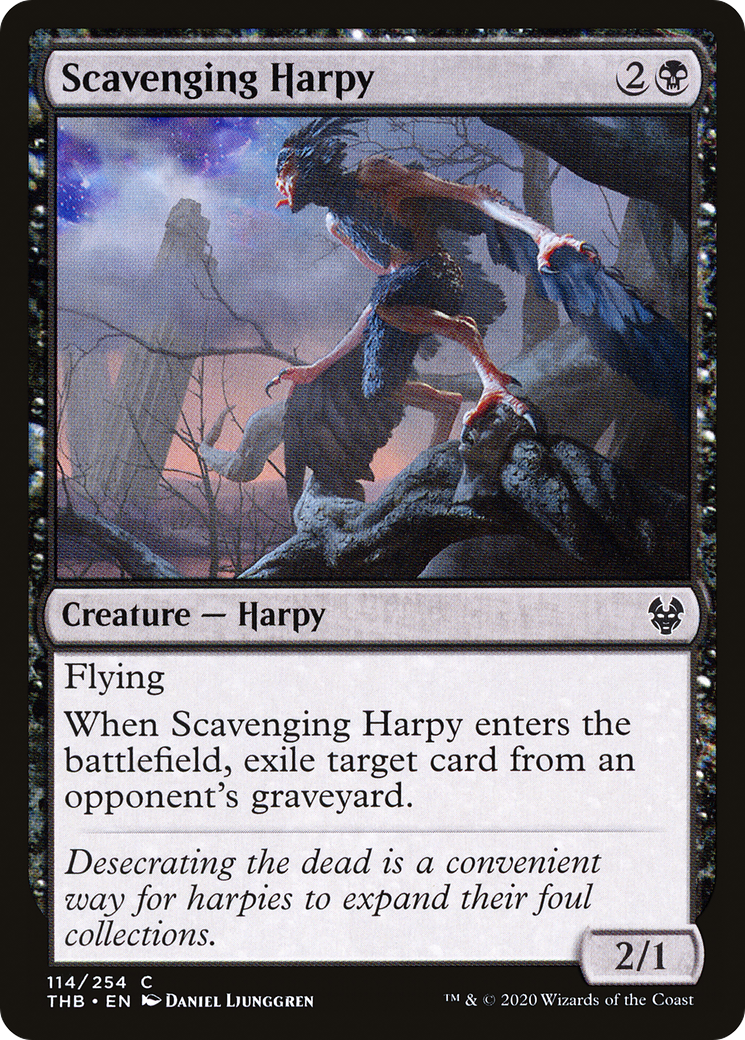 Scavenging Harpy (114) - Theros Beyond Death