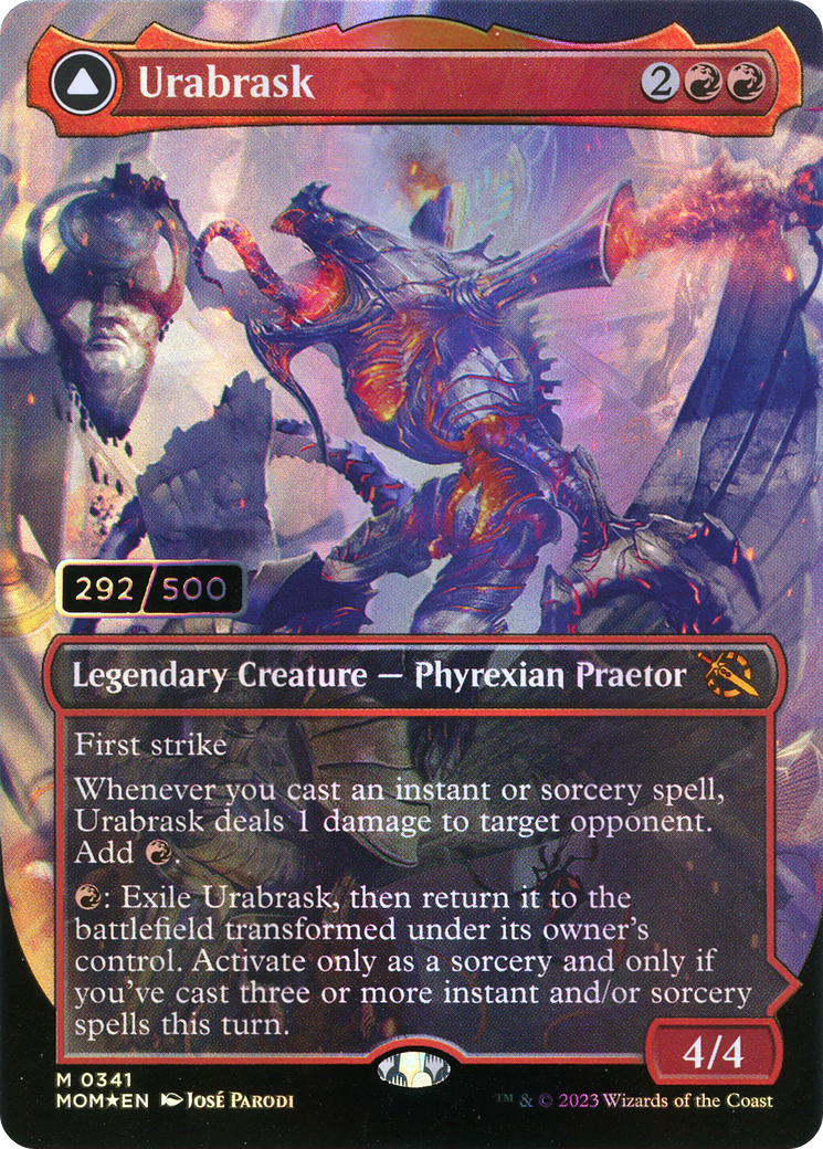 Urabrask (Serial Numbered) (341) Foil - March of the Machine