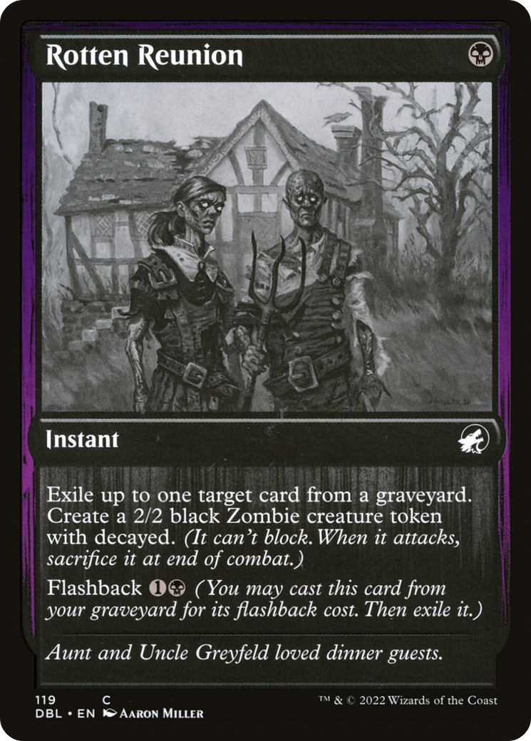 Rotten Reunion (119) Foil - Innistrad: Double Feature
