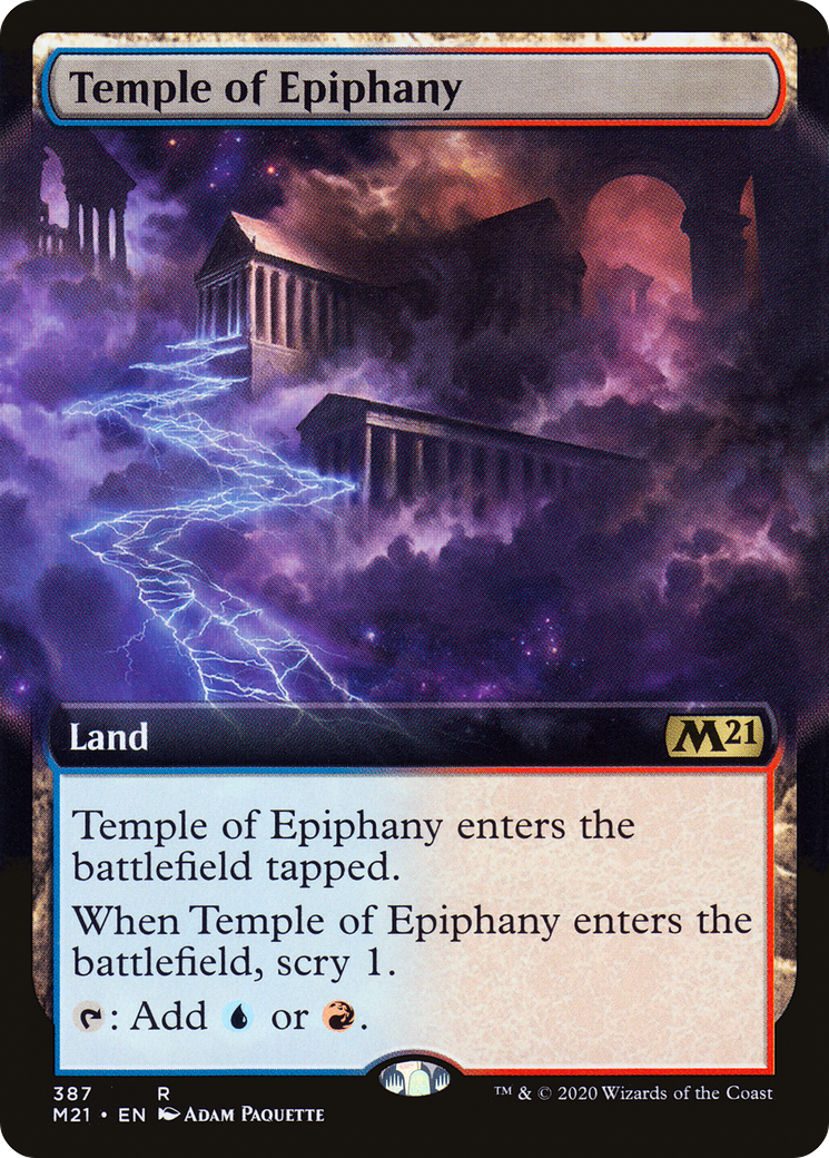 Temple of Epiphany (Extended Art) (387) - Core Set 2021
