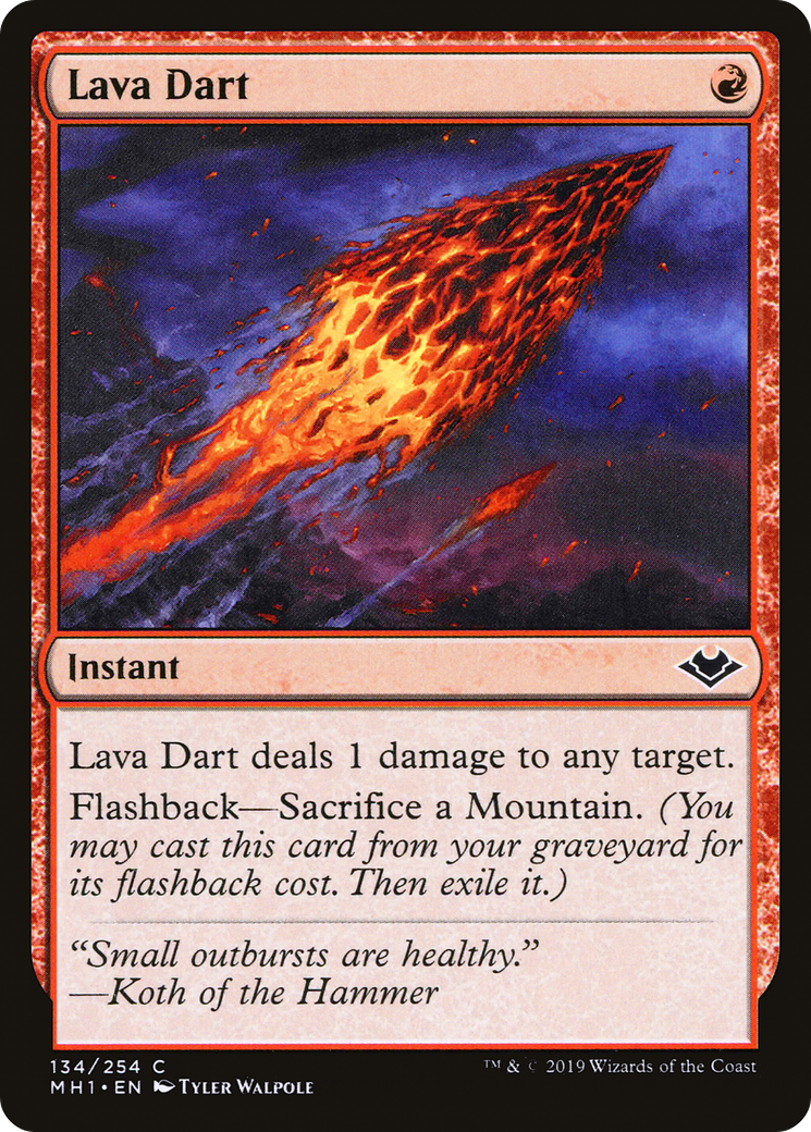 Lava Dart (134) Foil - Modern Horizons