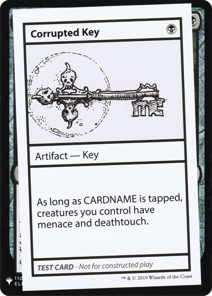 Corrupted Key (039) - Mystery Booster Playtest Cards 2019