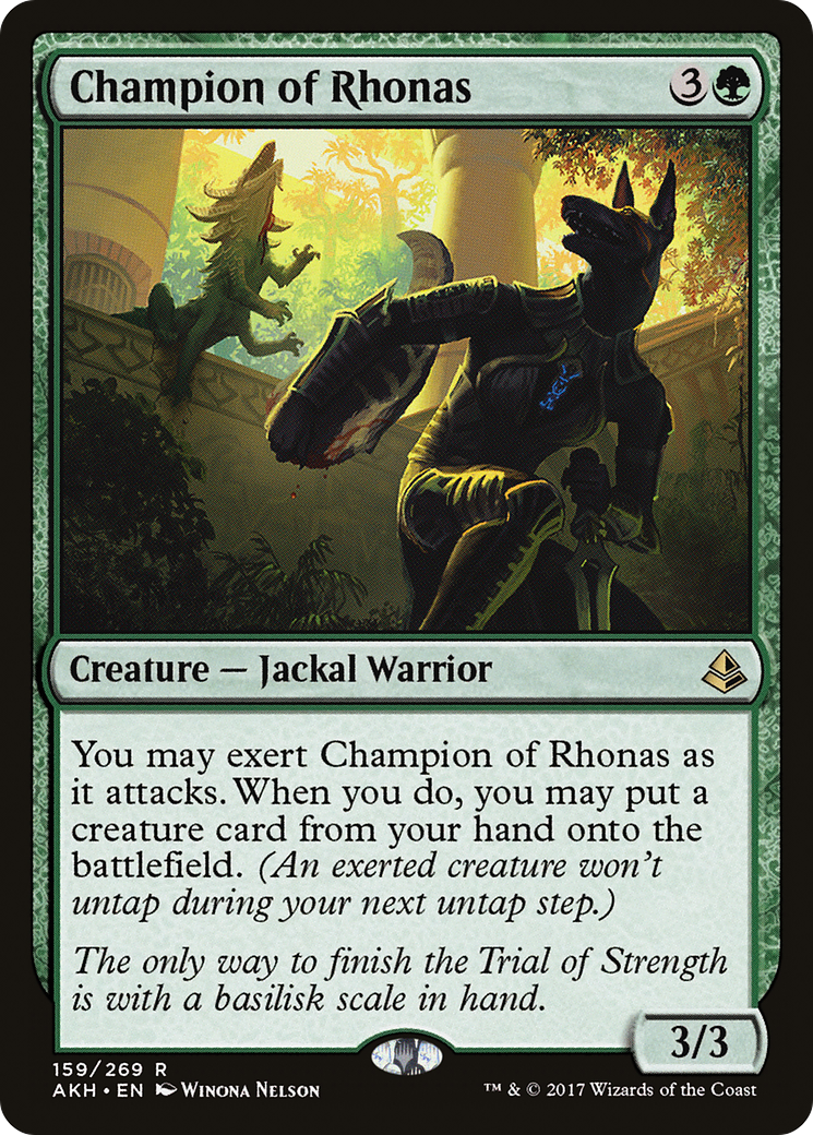 Champion of Rhonas (159) - Amonkhet