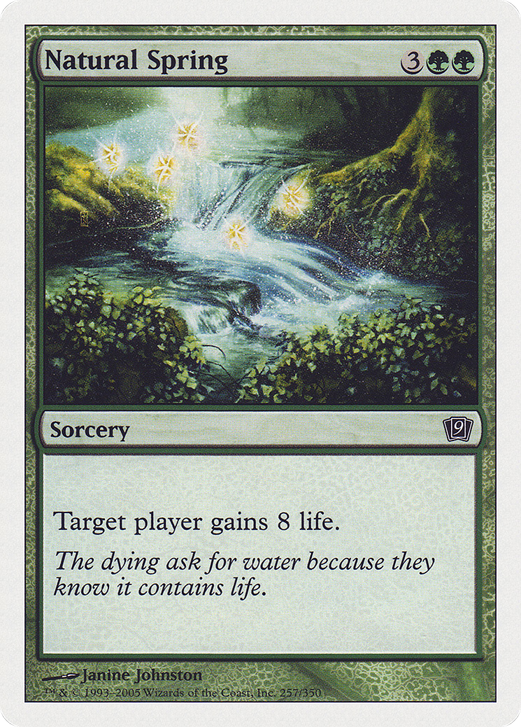 Natural Spring (257) - Ninth Edition