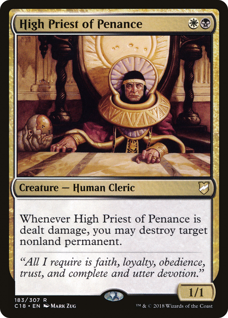 High Priest of Penance (183) - Commander 2018
