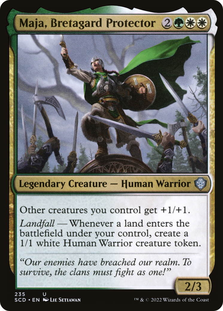 Maja, Bretagard Protector (235) - Starter Commander Decks