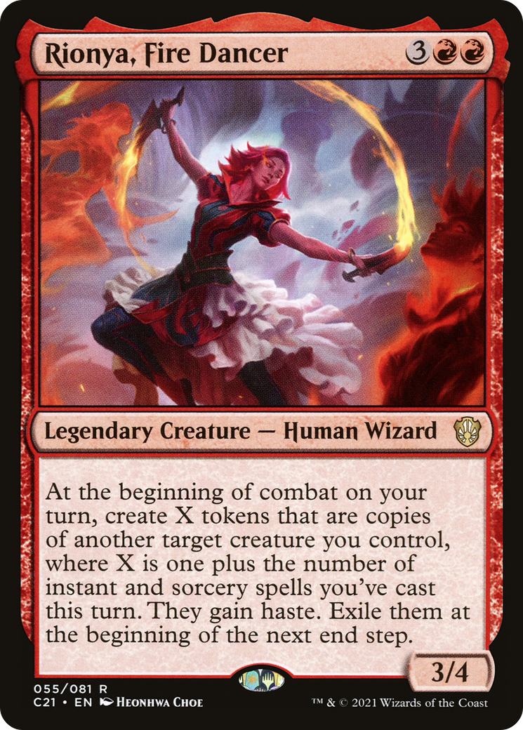 Rionya, Fire Dancer (055) - Commander 2021