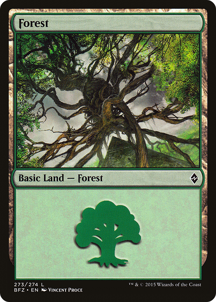 Forest (273a) - Battle for Zendikar