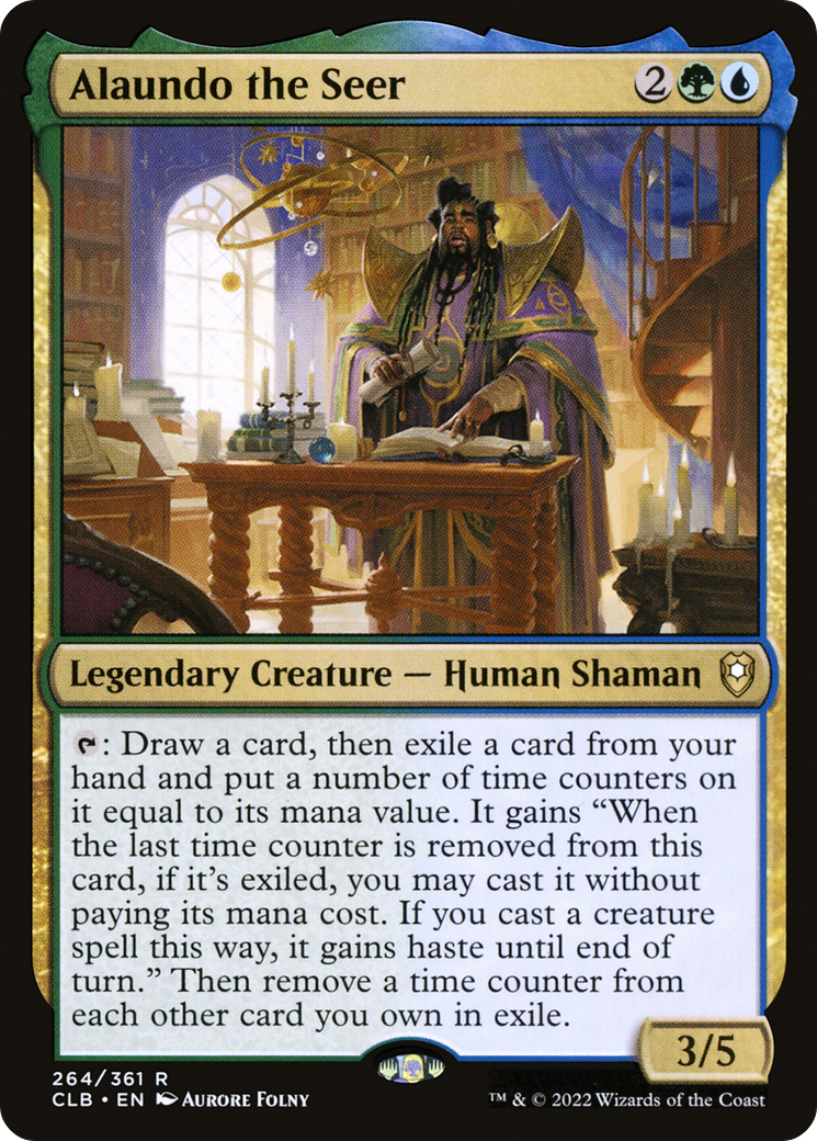 Alaundo the Seer (264) Foil - Commander Legends: Battle for Baldur's Gate