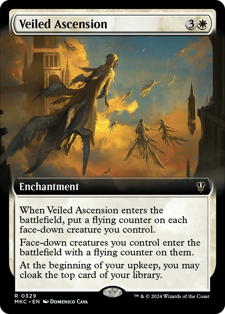 Veiled Ascension (Extended Art) (329) - Murders at Karlov Manor Commander