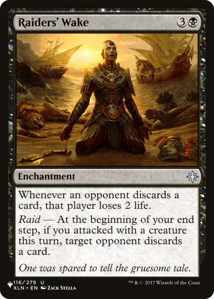 Raiders' Wake (XLN-116) - The List