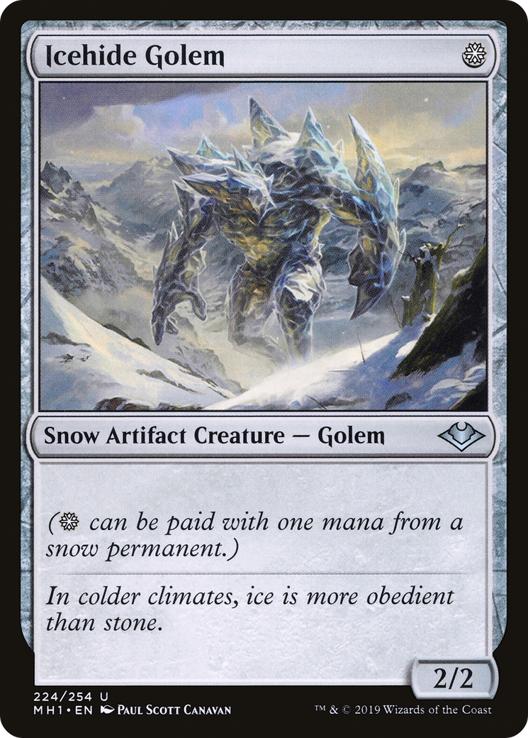 Icehide Golem (224) Foil - Modern Horizons
