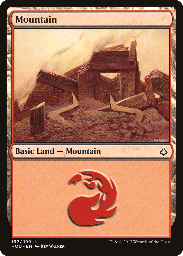 Mountain (197) Foil - Hour of Devastation