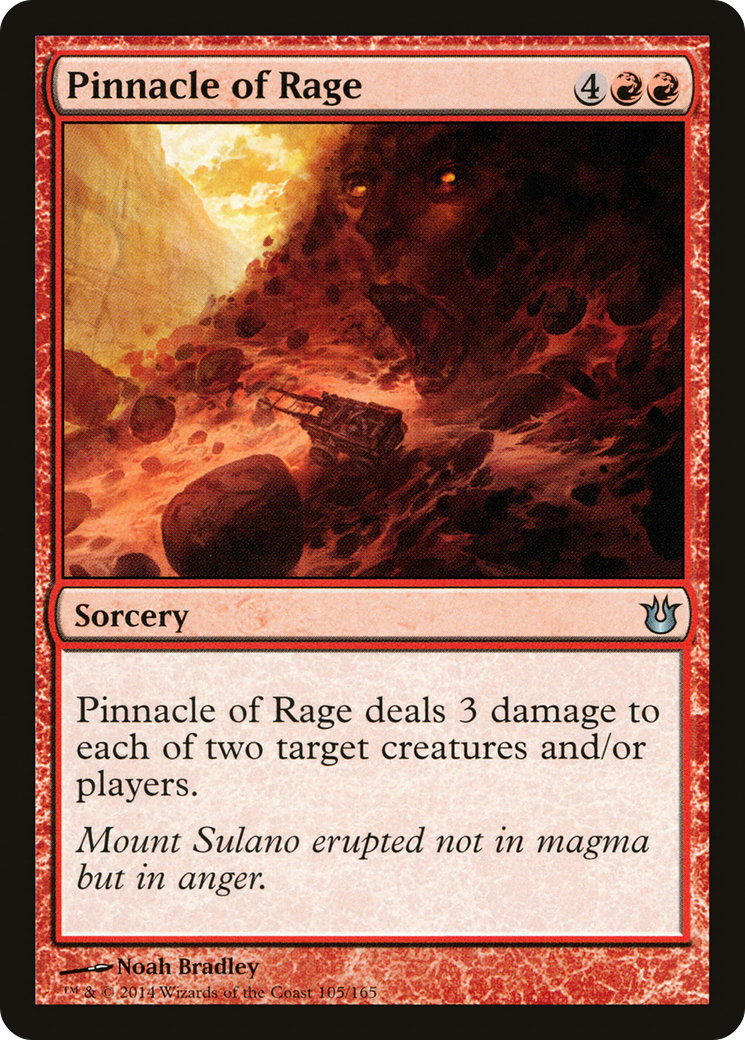 Pinnacle of Rage (105) Foil - Born of the Gods