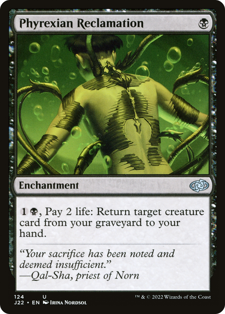 Phyrexian Reclamation (124) - Jumpstart 2022