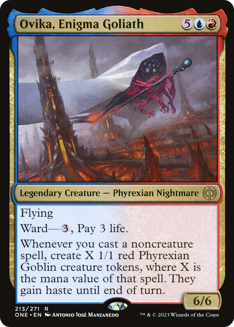 Ovika, Enigma Goliath (213) - Phyrexia: All Will Be One
