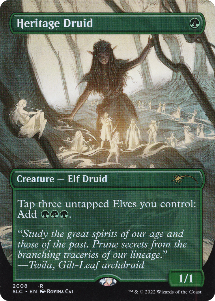 Heritage Druid (2008) Foil - Secret Lair Countdown Kit