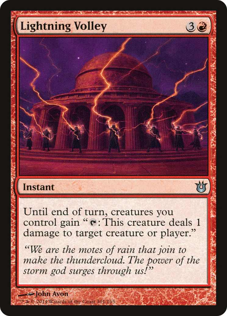 Lightning Volley (101) - Born of the Gods