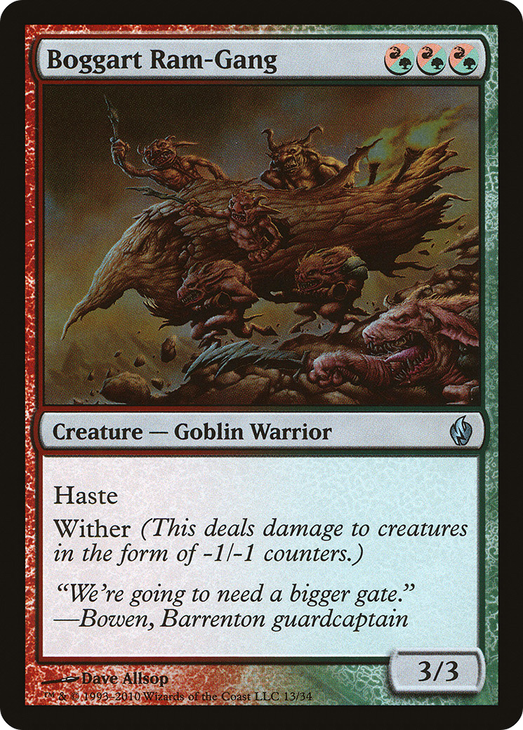 Boggart Ram-Gang (013) Foil - Premium Deck Series: Fire and Lightning