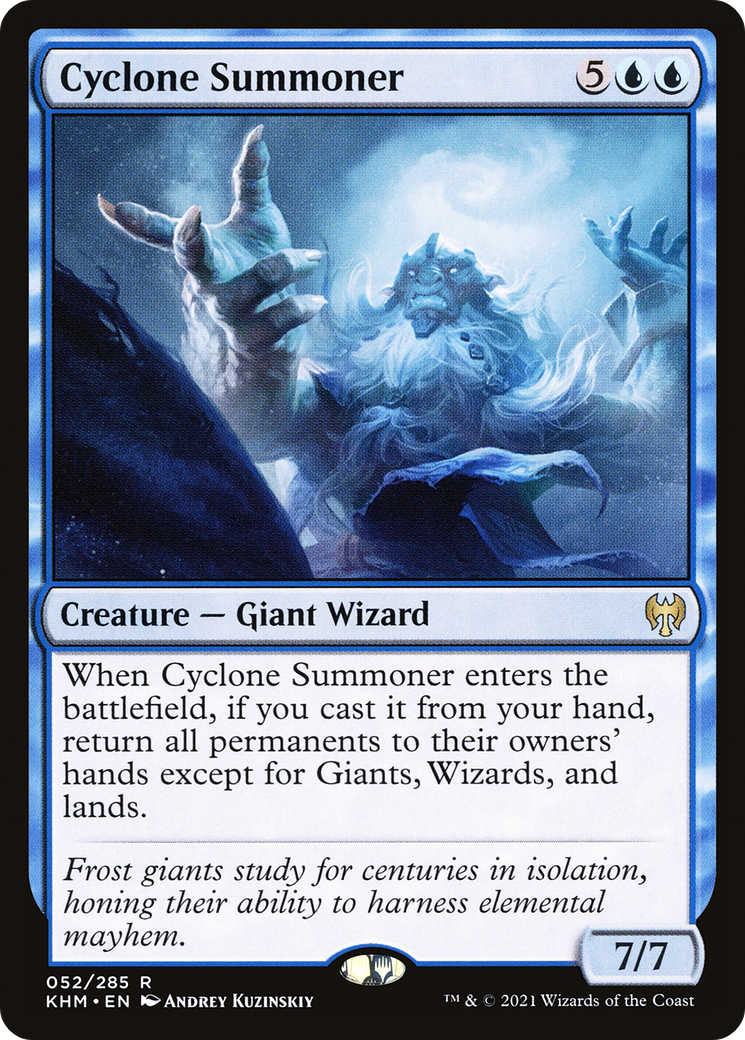 Cyclone Summoner (052) Foil - Kaldheim