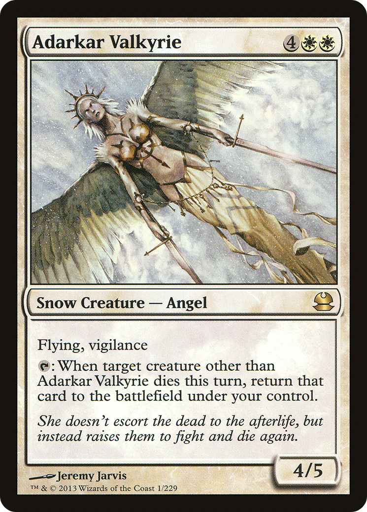 Adarkar Valkyrie (001) Foil - Modern Masters