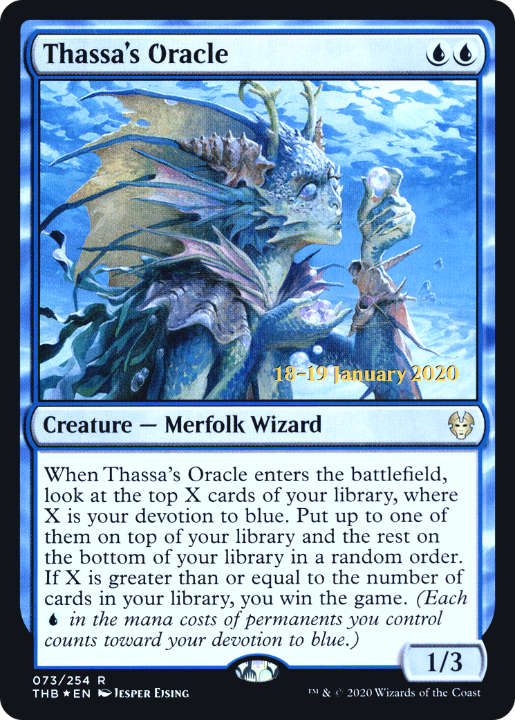 Thassa's Oracle (073) Foil - Theros Beyond Death Promos