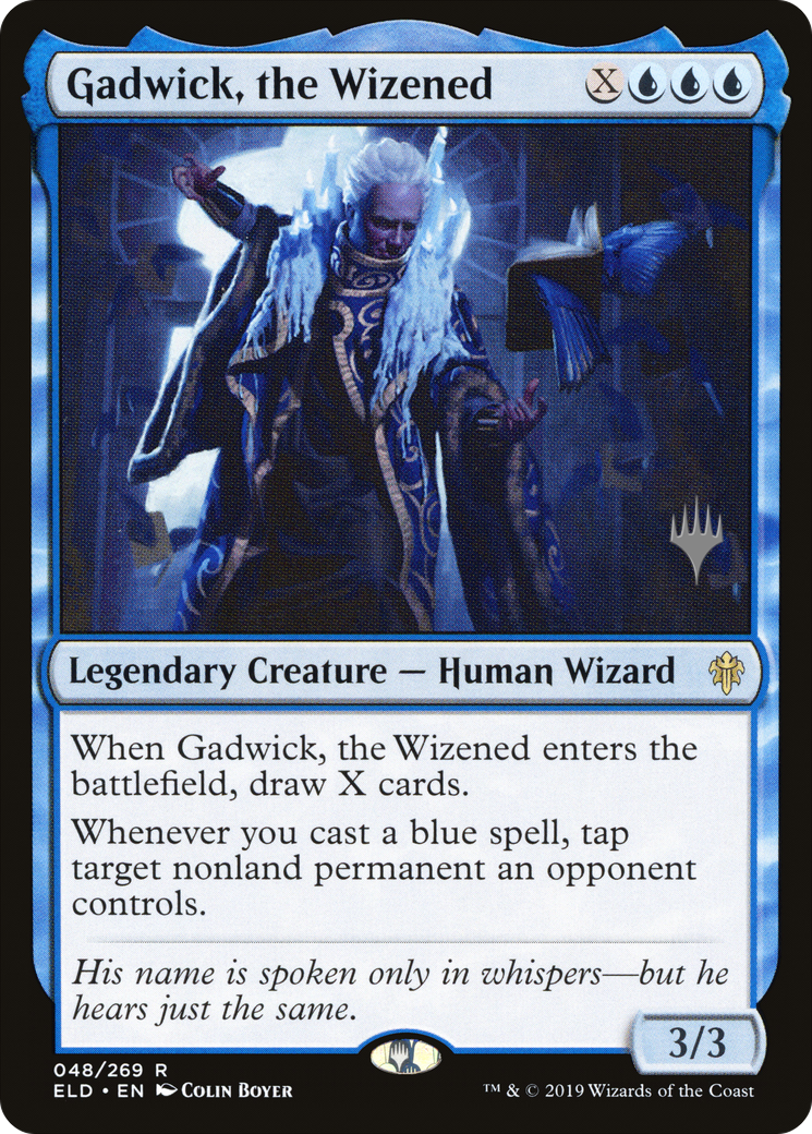 Gadwick, the Wizened (48p) Foil - Throne of Eldraine Promos