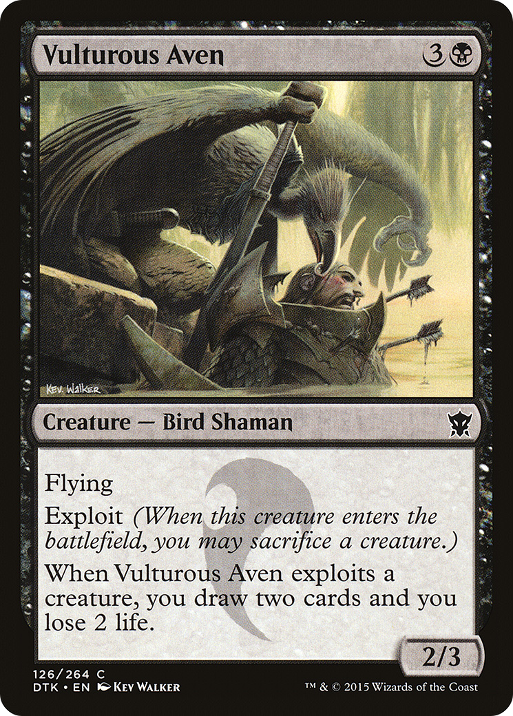 Vulturous Aven (126) - Dragons of Tarkir