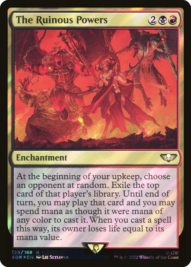 The Ruinous Powers (139) Surge Foil - Warhammer 40,000 Commander