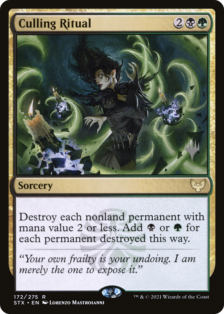 Culling Ritual (172p) Foil - Strixhaven: School of Mages Promos