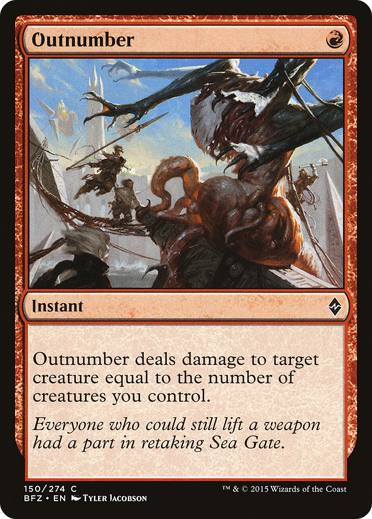 Outnumber (150) - Battle for Zendikar