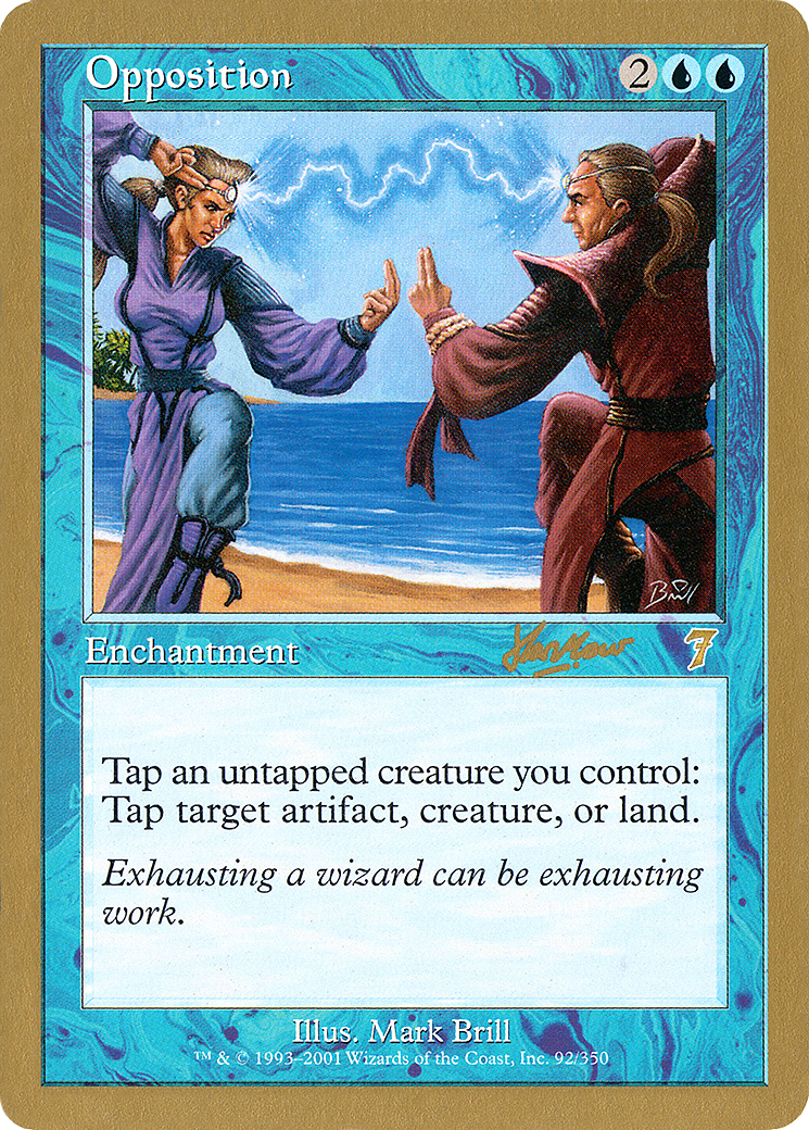 Opposition - 2002 Sim Han How (7ED) (Retro) - World Championship Decks 2002