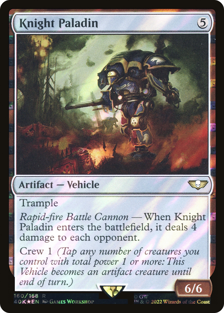 Knight Paladin (160) Surge Foil - Warhammer 40,000 Commander