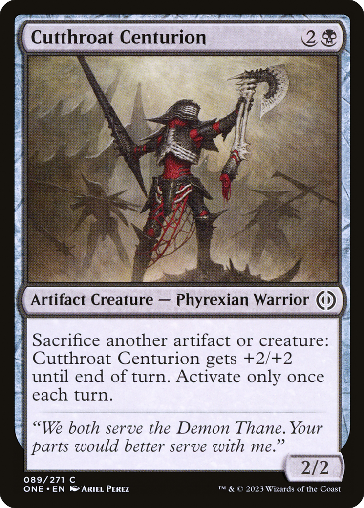 Cutthroat Centurion (089) - Phyrexia: All Will Be One