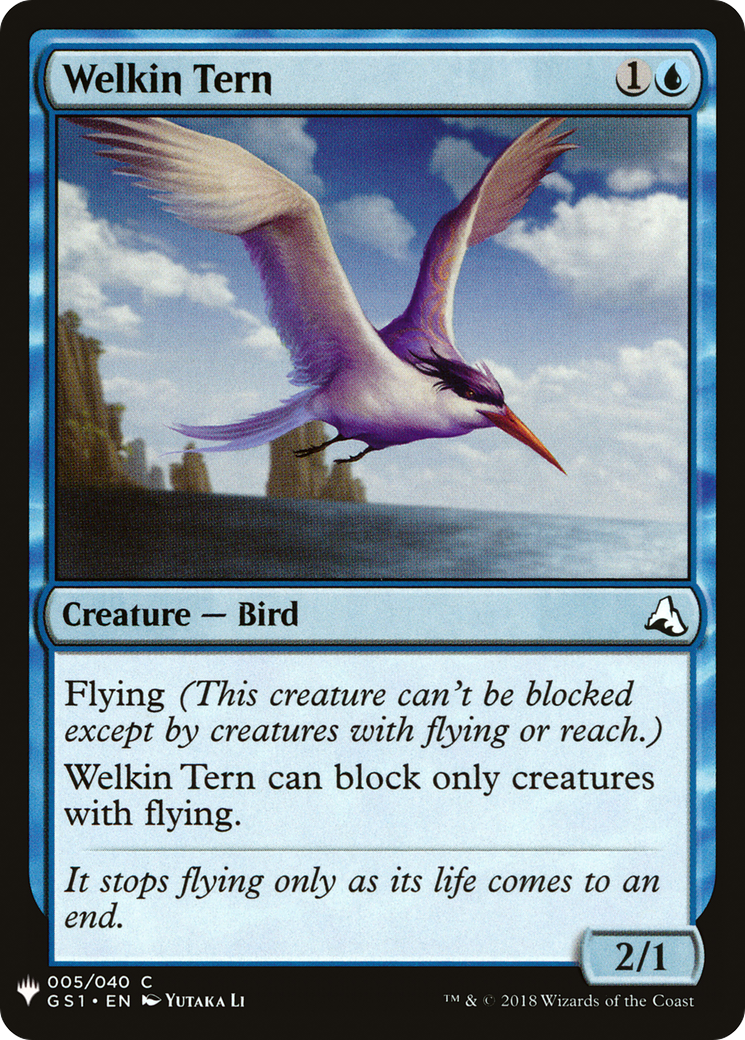 Welkin Tern (GS1-5) - The List