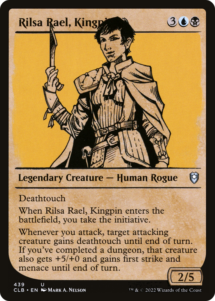 Rilsa Rael, Kingpin (Showcase) (439) - Commander Legends: Battle for Baldur's Gate