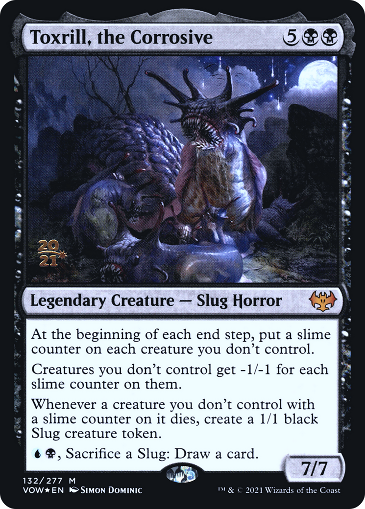 Toxrill, the Corrosive (132) Foil - Innistrad: Crimson Vow Promos