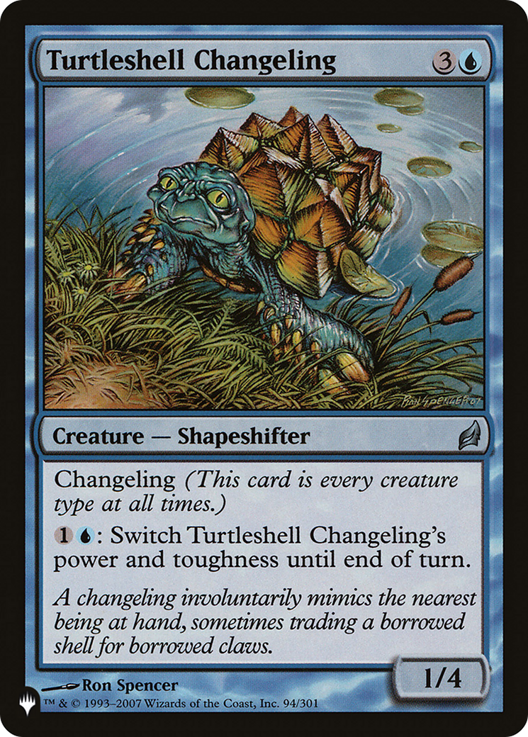 Turtleshell Changeling (LRW-94) - The List