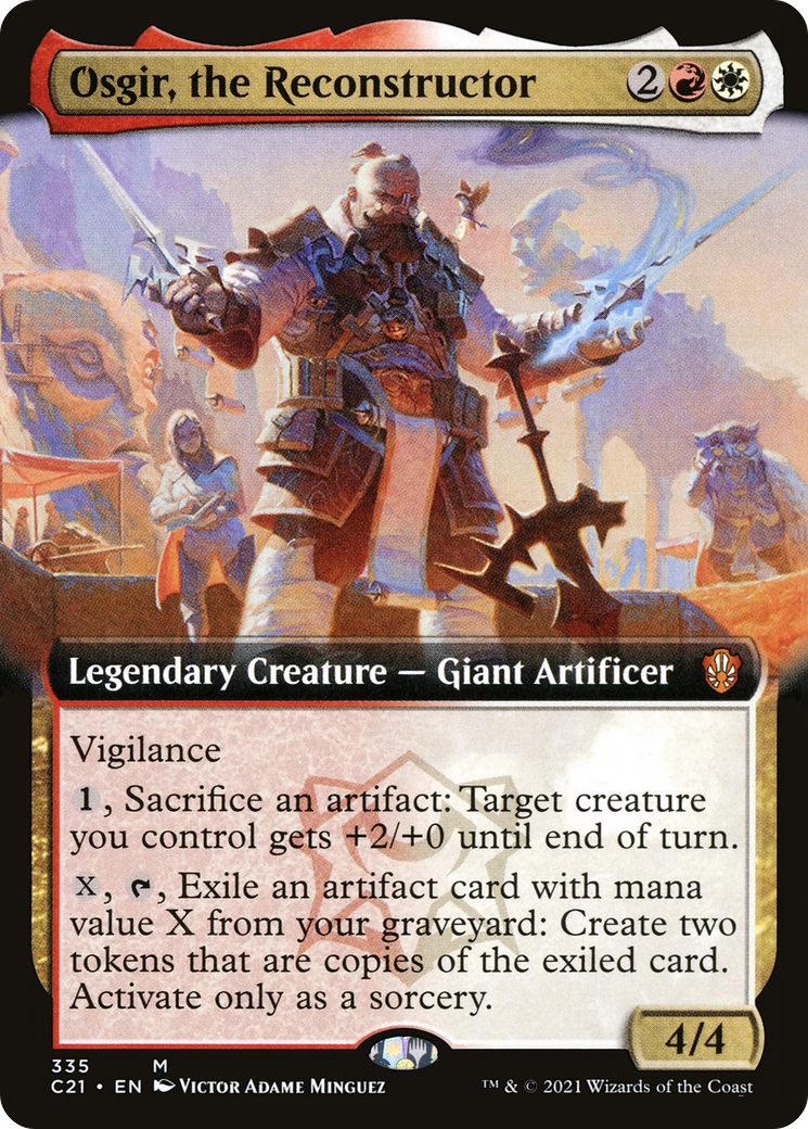 Osgir, the Reconstructor (Extended Art) (335) - Commander 2021