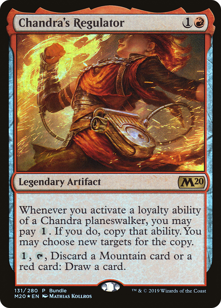 Chandra's Regulator (M20 Bundle) (131) Foil - Core Set 2020 Promos