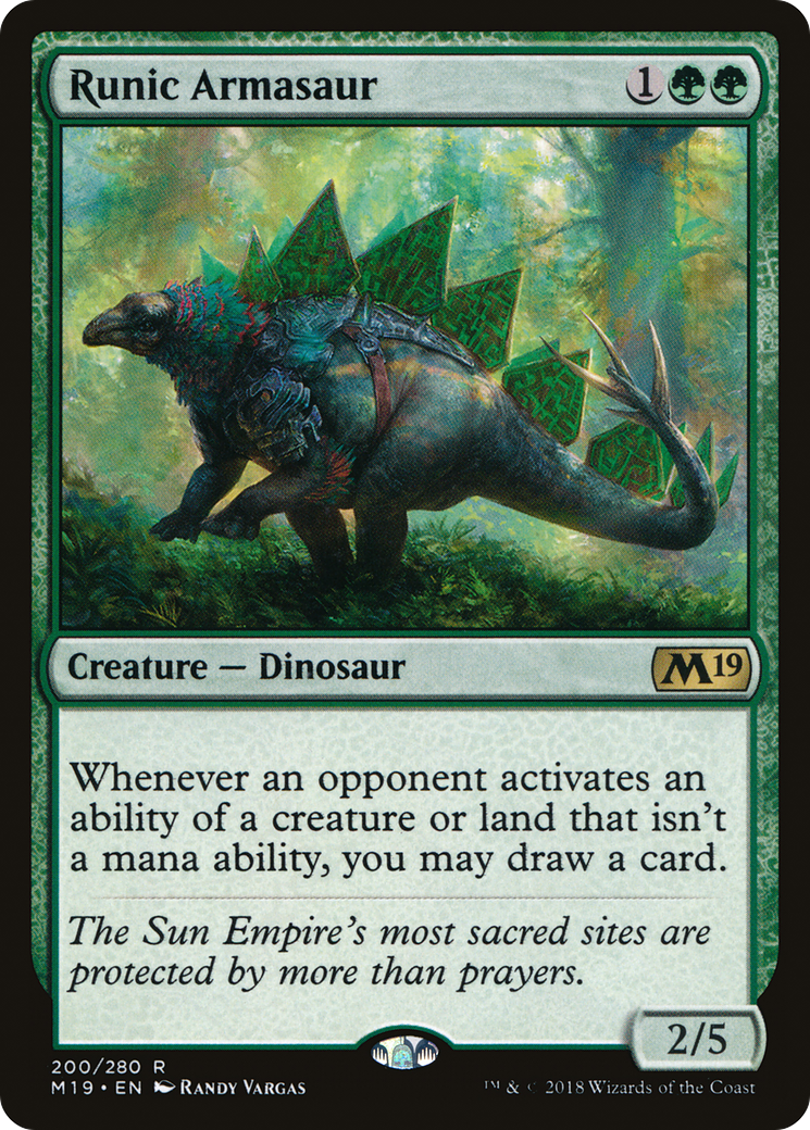 Runic Armasaur (200) - Core Set 2019