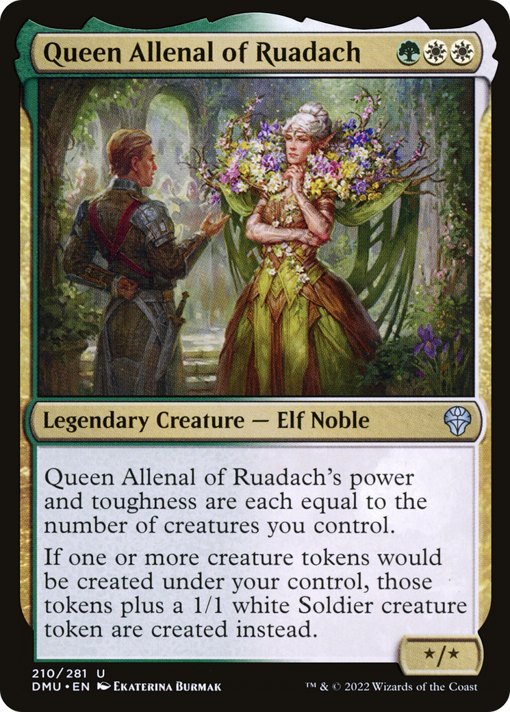 Queen Allenal of Ruadach (210) Foil - Dominaria United