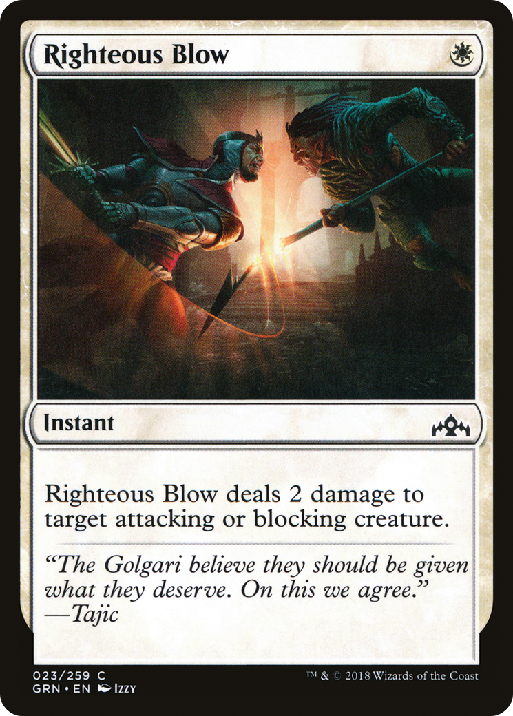 Righteous Blow (023) - Guilds of Ravnica